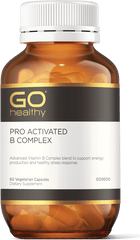 Go Healthy Pro Activated B Complex 60 Veg caps b complex,clinicians b complex active,go healthy b complex,Go Healthy GO B Complex,Go Healthy PRO ACTIVATED B COMPLEX 60 Vcaps,issues,lypospheric b complex