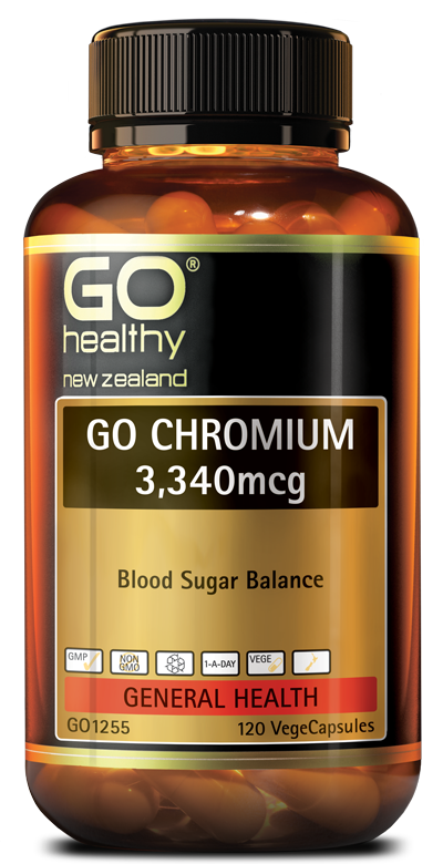 Go Healthy Go Chromium 3,340mcg 120 caps blood sugar balance,chromium,diabetes,general health,go healthy,Go Healthy Go Chromium,issues