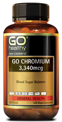 Go Healthy Go Chromium 3,340mcg 120 caps blood sugar balance,chromium,diabetes,general health,go healthy,Go Healthy Go Chromium,issues