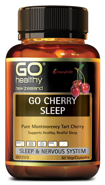 Go Healthy Go Cherry Sleep 60 capsules cherry,go healthy,issues,nervous health,pure Montmorency Tart cherry,sleep,sleep and nervous system,sleep health