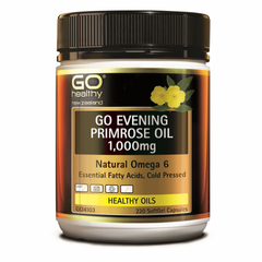 Go Healthy Go Evening Primrose Oil 1000mg 220 Capsules evening,evening primrose oil,go healthy,Go Healthy Go Evening Primrose Oil,health,healthy oils,issues,new zealand,omega 6