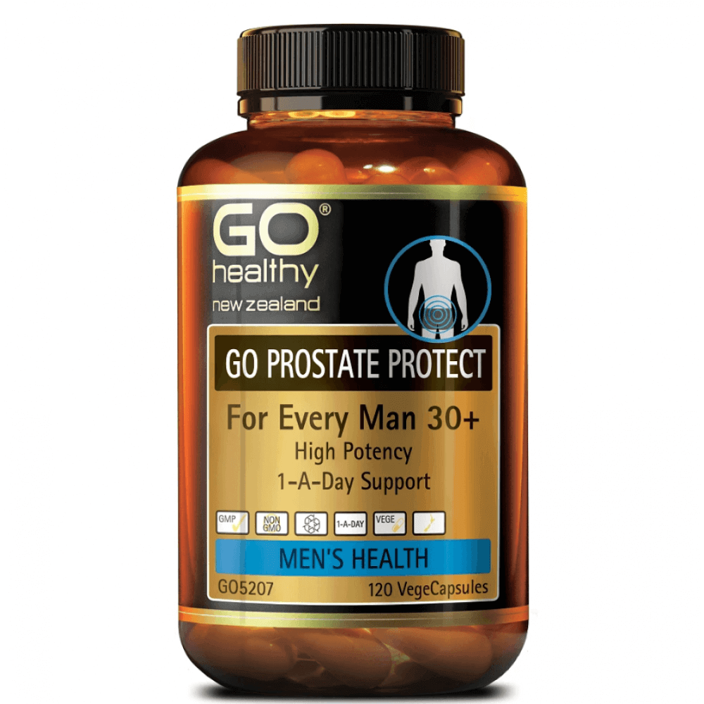 Go Healthy Go Prostate Protect 120 Caps 000mg,500mg,Damiana (Turnera diffusa) ext. equiv. to 320mg,Epilobium (Epilobium parviflorum) ext. equiv. to 1,go healthy,go prostate,issues,Lycopene 5mg,prostate,prostate protect,Pumpkin seed ext. equiv. to 100mg,Sa