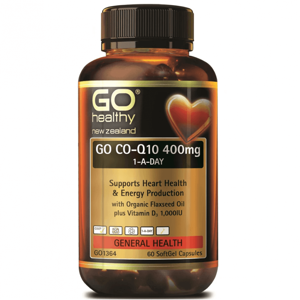 Go Healthy CoQ10 400mg 60 Capsules - DominionRoadPharmacy