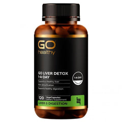 Go Healthy Liver Detox Capsules Aids Detoxification and Supports Healthy Liver Dietary Supplement 120 Capsules