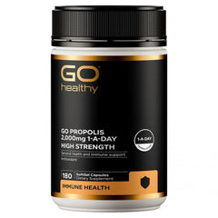 Go Healthy Propolis 2000mg Immune Support Dietary Supplement 180Caps