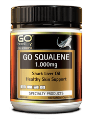 GO SQUALENE 1000mg 180 softgel capsules anti-aging,Antioxidant protection,hair skin nails,issues,Moisturising Skin Care,Natural skin care,skin care,skin health,squalene,Support skin health,Supports healthy cholesterol levels