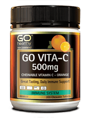 Go Vita-c 500mg Orange 200 chewable tablets go healthy,Go Vita-c,issues,Orange 200 chewable tablets,vitamin c,winter ills and chills.