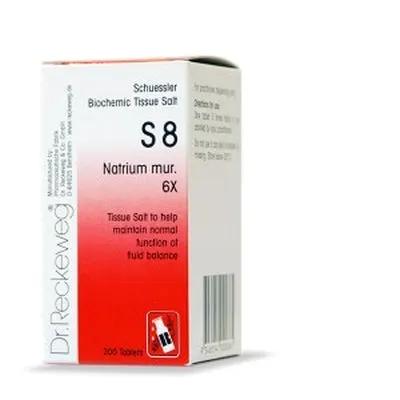 Reckeweg Tissue Salts S8 Natrium Muriaticum 6x 200 tabs