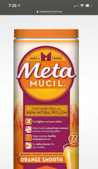Metamucil Orange Smooth Fibre Powder 114 doses 673 gm cholesterol,constipation,fiber,husk,issues,konsyl,konsyld,Metamucil,psyllium