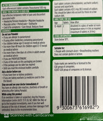 Panadol Rapid Soluble Paracetamol 500mg 20 tablets issues,panadol,panadol rapid