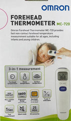 Omron MC-720 non contact Forehead Thermometer 50% Sale,aeon,cold and flu,covid 19,Discount,fever,forehead,issues,lifesmart,non touch thermometer,omron,thermometer