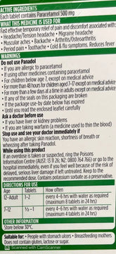 panadol 50 tablet issues,panadol,panadol 50 tablet