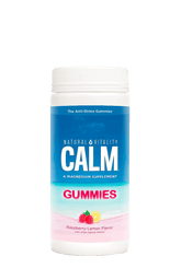 Natural Vitality CALM® Gummies - Raspberry Lemon Flavour 60 gummies anti stress,gummies,issues,kids,natural vitality,stress
