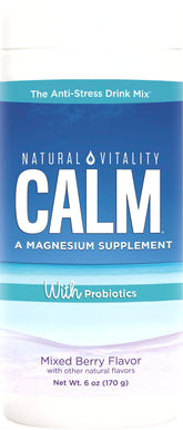 Natural vitality CALM® with Probiotics - Mixed Berry Flavour 170g