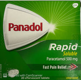 Panadol Rapid Soluble Paracetamol 500mg 20 tablets issues,panadol,panadol rapid