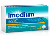 Imodium ZAPID for Diarrhoea Relief - 6 Tablets Anti-diarrheal tablets,Diarrhoea relief,Digestive health,Imodium,optimized