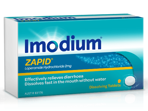 IMODIUM ZAPID TABS 2MG 12 diarrhea,diarrhoea,imodium,issues