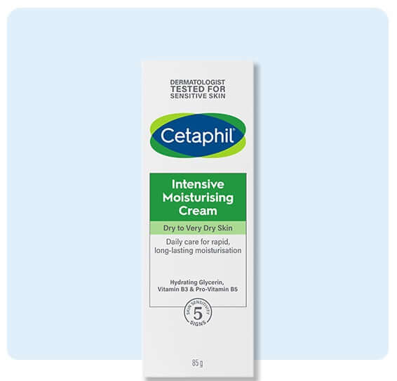 Cetaphil Intensive Moisturising Cream 85 gm Bamboo Extract,cetaphil,cetaphil cream,cetaphil moisturising,Combination Skin,Daily Exfoliating Cleanser,Daily Use,Deep Cleansing,Dermatologist-recommended,Gentle Scrub,Hydrating Glycerin,Hypoallergenic,intensiv