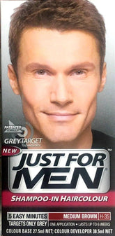 Just For Men Shampoo-In Hair Colour Medium Brown cheaper than bargain chemist,cheaper than chemist ware house,cheaper than chemist warehouse,cheaper than pharmacy direct,cheaper then chemist warehouse,issues,just for men,just for men hair colour