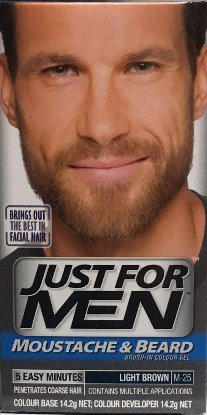 Just For Men Moustache and Beard Brush-In Colour Gel Light Brown bear and moustache,Beard and Moustache Medium Brown,Beard and Moustache Real Black Hair Colour,Eco Tan Cacao Tanning Mousse,issues,just for men,Moustache and Beard Brush-In Colour