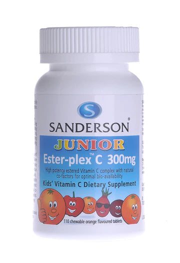 Sanderson Junior Ester-plex Vitamin C 110 Chewable Tablets
