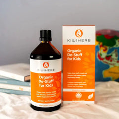 Kiwiherb Organic De-Stuff for Kids blocked nose,Clears a blocked nose,De-Stuff,De-Stuff for Kids,flight blocked nose,healthy breathing,issues,Kiwiherb Organic De-Stuff for Kids,nasal,natural,organic ear,sinus congestion,sinus support for children,Supports