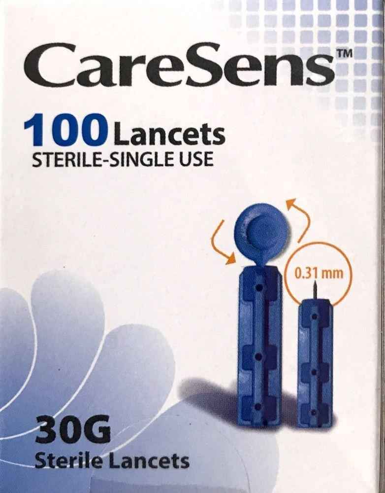 CareSens 30g Lancets 100 blood glucose testing,CareSens,diabetes management,lancets,optimized