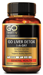 Go Healthy Go Liver Detox 1-A-Day 60 Capsules go healthy,go liver,issues,liver,liver detox,milk thistle