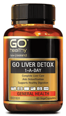 Go Healthy Go Liver Detox 1-A-Day 60 Capsules go healthy,go liver,issues,liver,liver detox,milk thistle