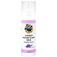Tui Balms | Lavender Massage Balm | Calming, Skin-Nourishing Massage Support | Massage Balm (250ml Pump Bottle)