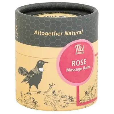 Tui Balms Rose Massage Balm 100g Soothes Tense Muscles With Aromatherapy For Deep Relaxation Massage Balm