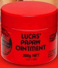 Lucas Papaw Ointment 200g jar, known for its natural skin care benefits.