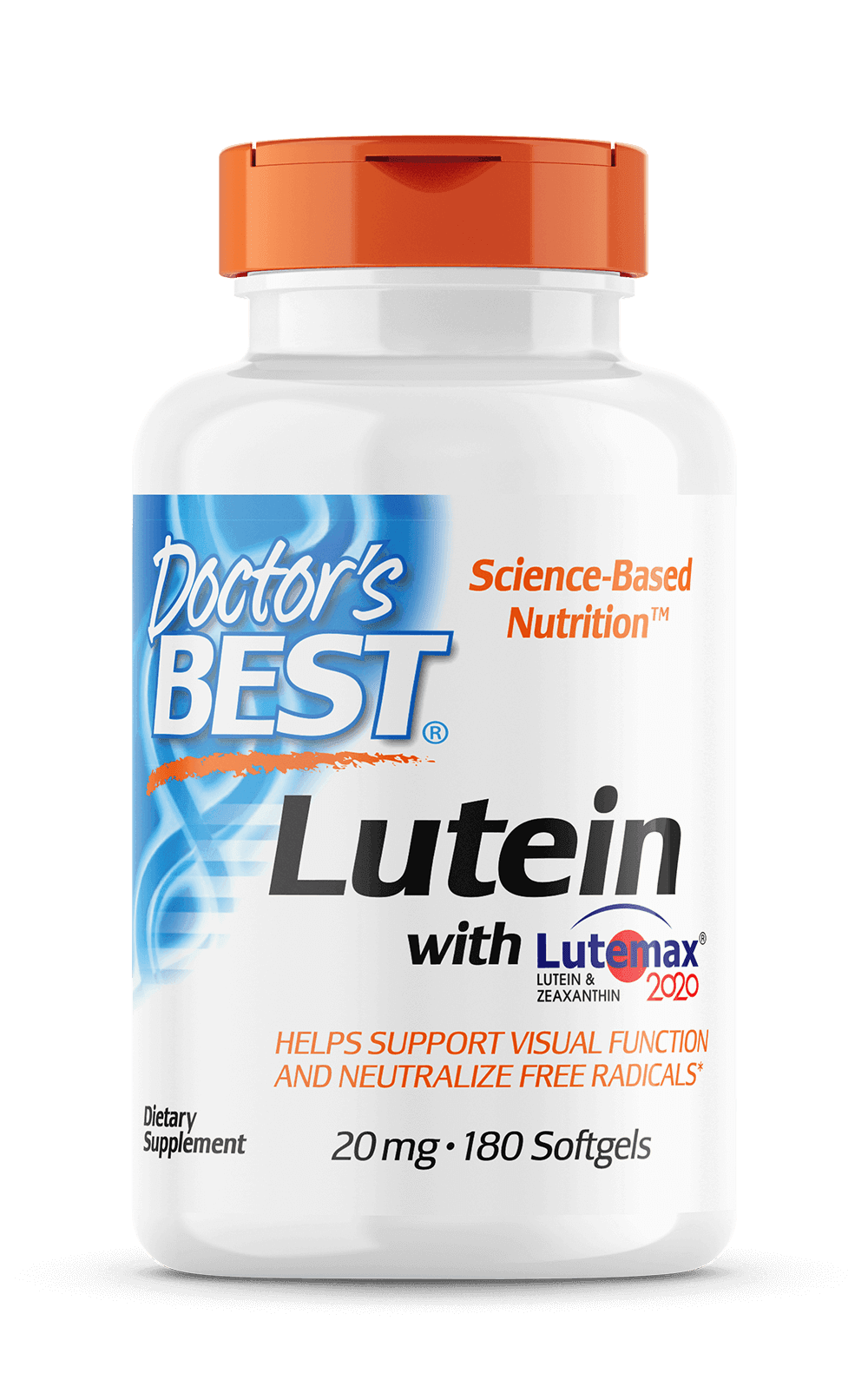 Doctor's best Lutein with Lutemax 20g 180 softgel capsules doctor's best,issues,lutein with lutemax