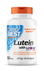 Doctor's best Lutein with Lutemax 20g 60 softgel capsules doctor's best,issues,lutein with lutemax