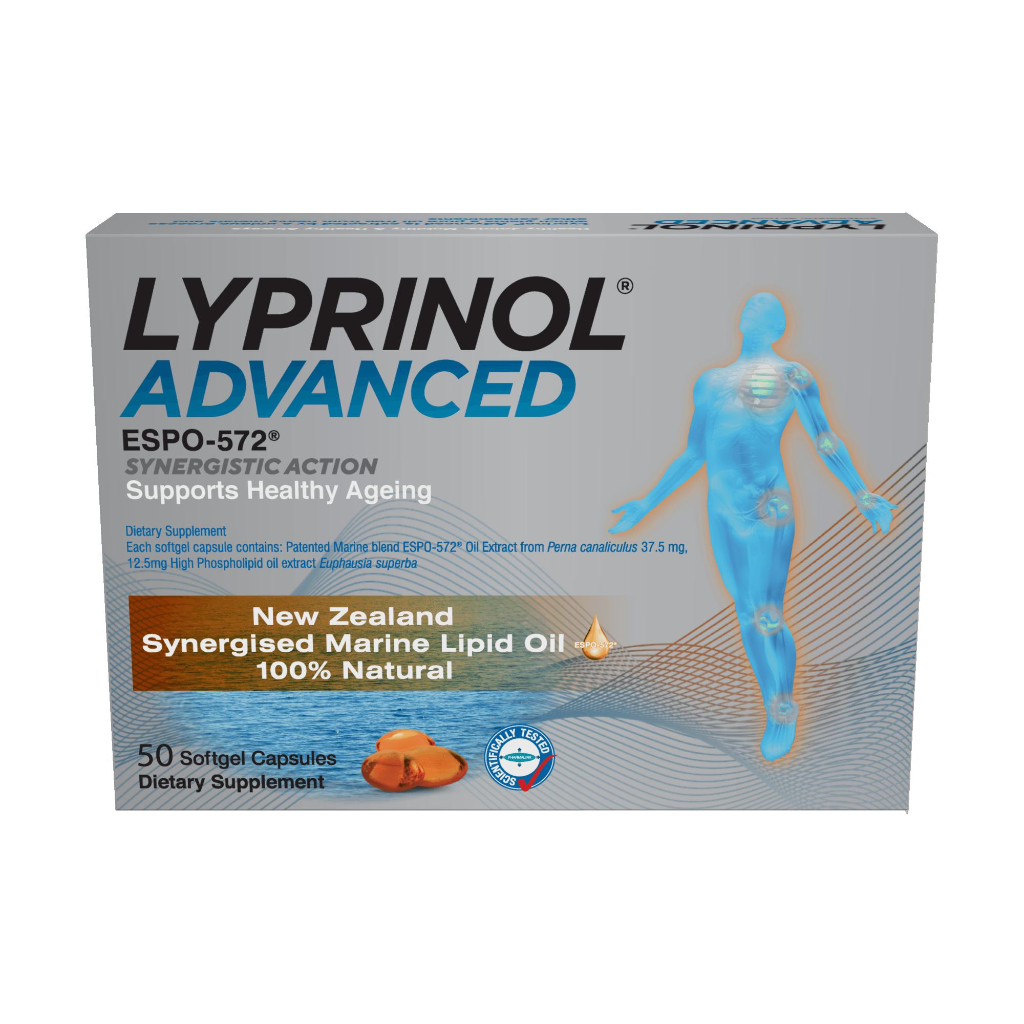 Lyprinol Advanced Marine Lipid Joint Health 50 capsules - DominionRoadPharmacy