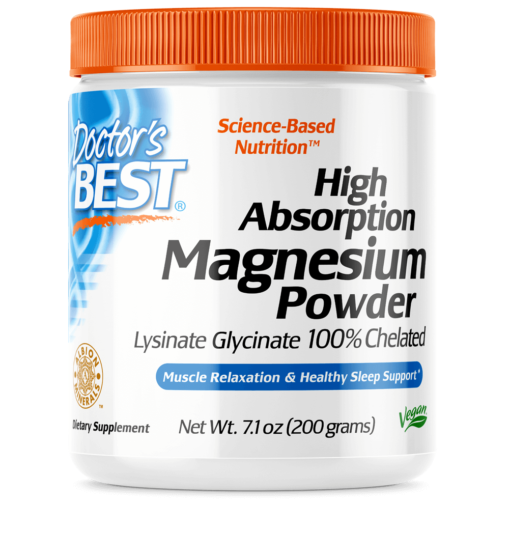 Doctor's Best High Absorption Magnesium Powder 200gm doctor's best,issues,magnesium chelate