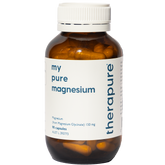 Therapure my pure mag glycinate 90 Veggie Caps | Magnesium Glycinate for Sleep & Relaxation