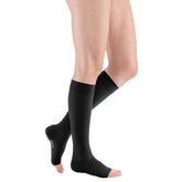 mediven Plus Below Knee Compression Stocking Black After varicose vein surgery,Chronic venous disorders: C0 to C5 according to CEAP,Compression,Conditions after thrombosis,Deep venous thrombosis,issues,Post-thrombotic syndrome,Primary or secondary varicos