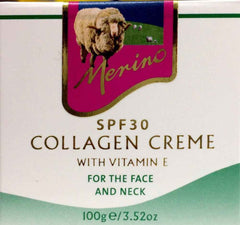 Merino Collagen Cream SPF30 - 100g Hydrating Skin Protection Anti-Aging Cream,Hydrating Skin Care,improvements,Merino Collagen Cream,Moisturising Skin Care,Natural skin care,skin care,skin health,SPF30 Moisturizer,Support skin health,Supports skin health