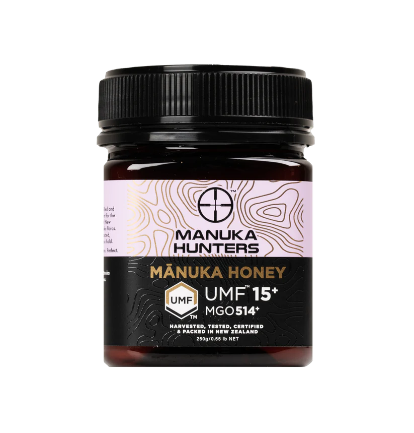 Manuka Hunters Manuka Honey MGO514 / UMF15+ 250 gm hnz manuka honey,HNZ Manuka Honey 5+ 500g,issues,Manuka Health BIO30,Manuka Health BIO30 propolis,Manuka Health MGO 30+,Manuka Health MGO 573+,Manuka Health MGO 573+ Manuka Honey 250g,MANUKA HONEY,manuka