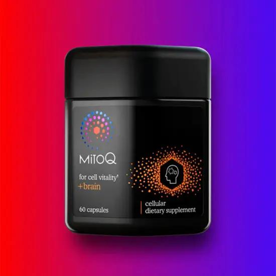 MitoQ +Brain 60 Capsules Antioxidants brain Energy,brain,Brain & Cognition,Brain and immune system support,Brain Attention,brain function,brain function cellular energy iron,brain health,Brain Health supplement,brain support,cheaper,healthy brain function