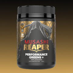Musashi Reaper Performance Greens Unflavoured 300g – Greens Superfood Powder