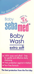 Sebamed Baby Wash pH5.5 Extra Soft 200mL Baby Skin Care,Baby Wash pH5.5,Extra Soft Baby Wash,optimized,Sebamed Baby Wash