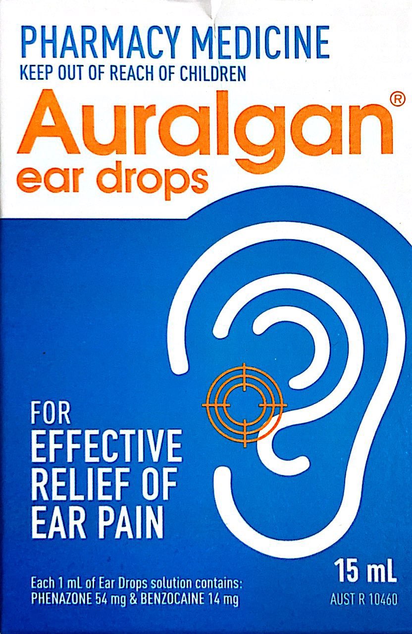 Auralgan Ear Drops 15mL for Ear Pain Relief Auralgan Ear Drops,Ear Infection Treatment,Ear Pain Relief,optimized,Pain Relief Drops