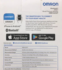 Omron Blood Pressure Blue tooth wrist Monitor HEM-6232T 6232,black friday deals,Black Friday sale,blood pressure,blood pressure monitor,blood presure,bluetooth,bp,bp monitor,BP Monitors,Christmas,Christmas gift,Festive Season Sale,hem 7156,hem-6232t,hem62