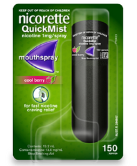 Nicorette Mouth Spray Cool Berry 150 Sprays - Effective Nicotine Relief Cool Berry spray,Nicorette spray,nicotine relief,optimized,quit smoking aid