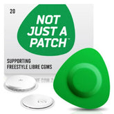 Not Just A Patch (medium) 20 patches black,blood glucose,blood glucose monitoring,Blood Glucose Patches,Glucose Patches,green,healthy blood glucose,issues,red