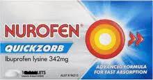 Nurofen Quickzorb Caplets 24 issues,nurofen,nurofen quickzorb