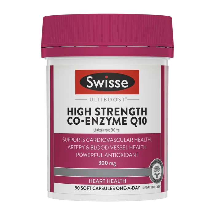 Swisse Ultiboost High Strength CoQ10 300mg 90 Capsules