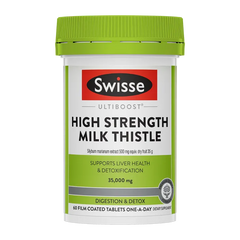 Swisse Ultiboost High Strength Milk Thistle 35000mg 60 Tablets